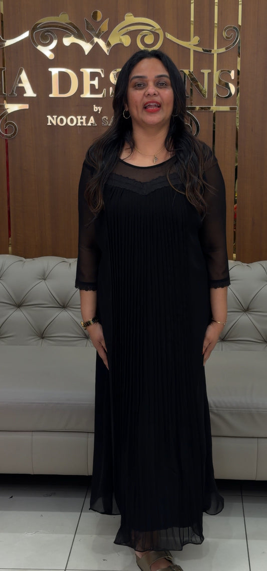 IHA'S IN-HOUSE GEORGETTE ALINE TOPS - IHA 30587