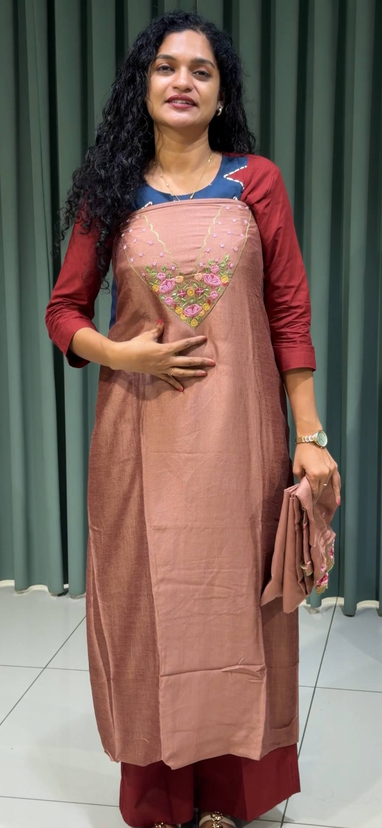 SEMI RAW SILK UNSTITCHED SALWAR SUITS - IHA 33295
