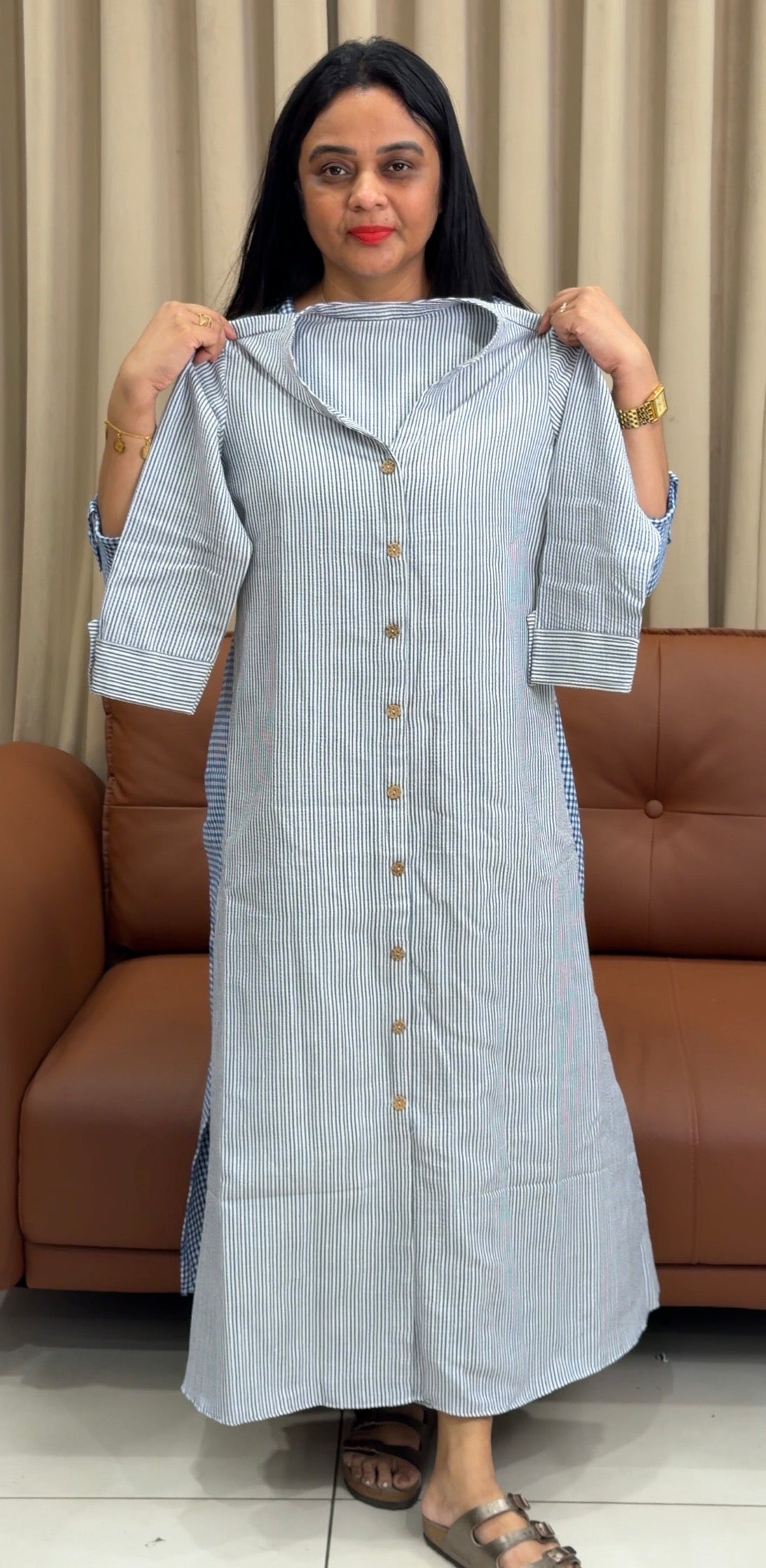 IHA'S IN-HOUSE HANDLLOM TOPS - IHA 35755