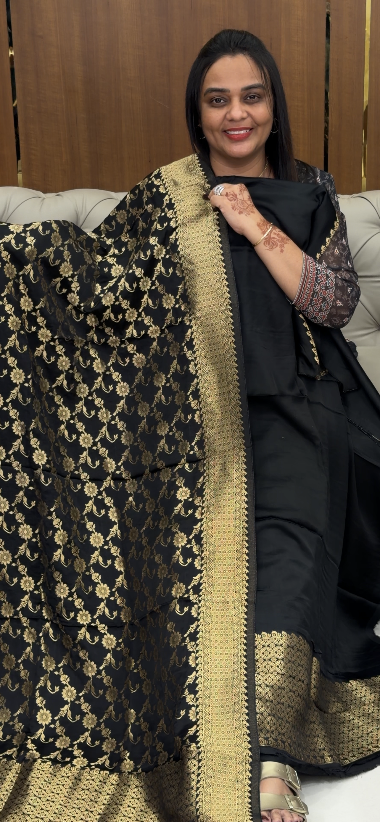 BANARASI UNSTITCHED SALWAR SUITS - IHA 31422