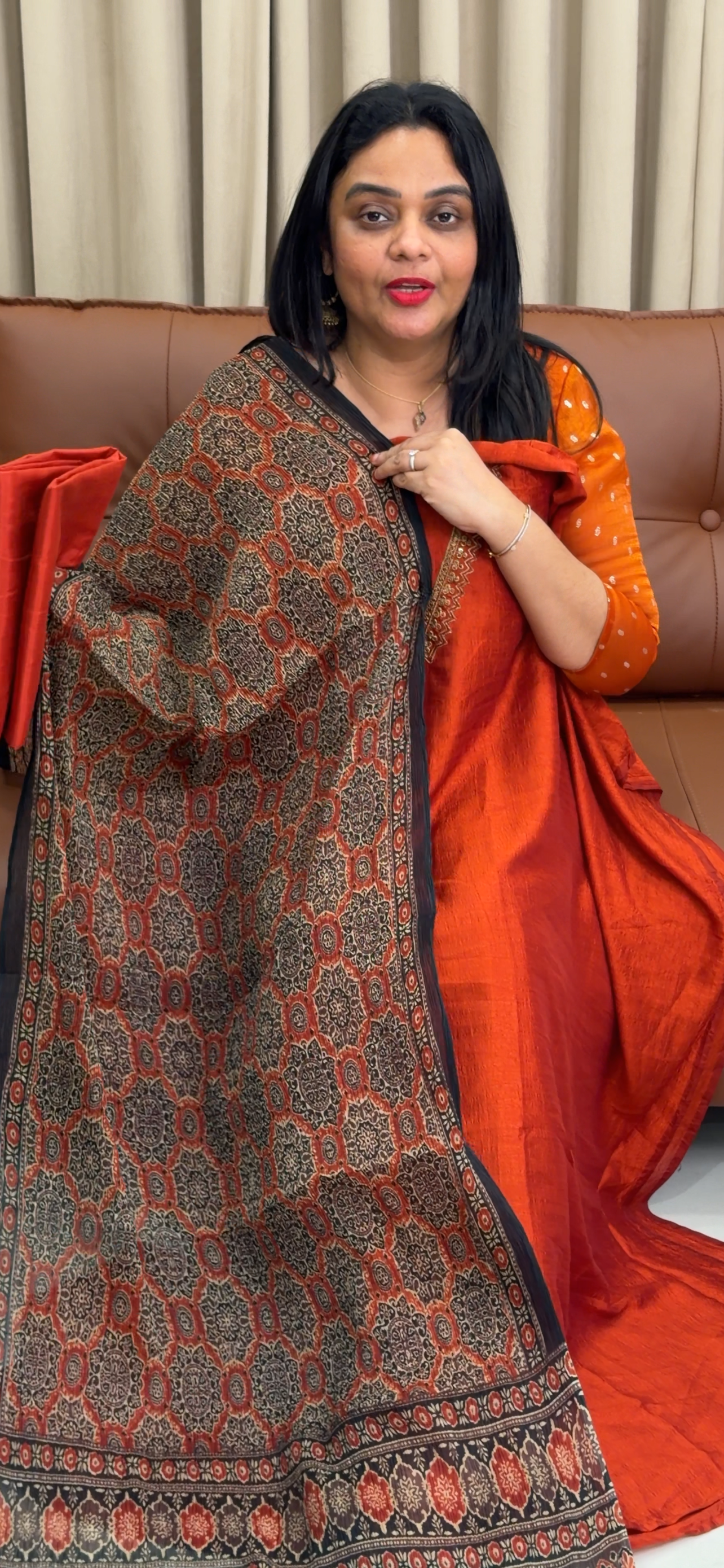 SEMI RAW SILK UNSTITCHED SALWAR SUITS - IHA 33990