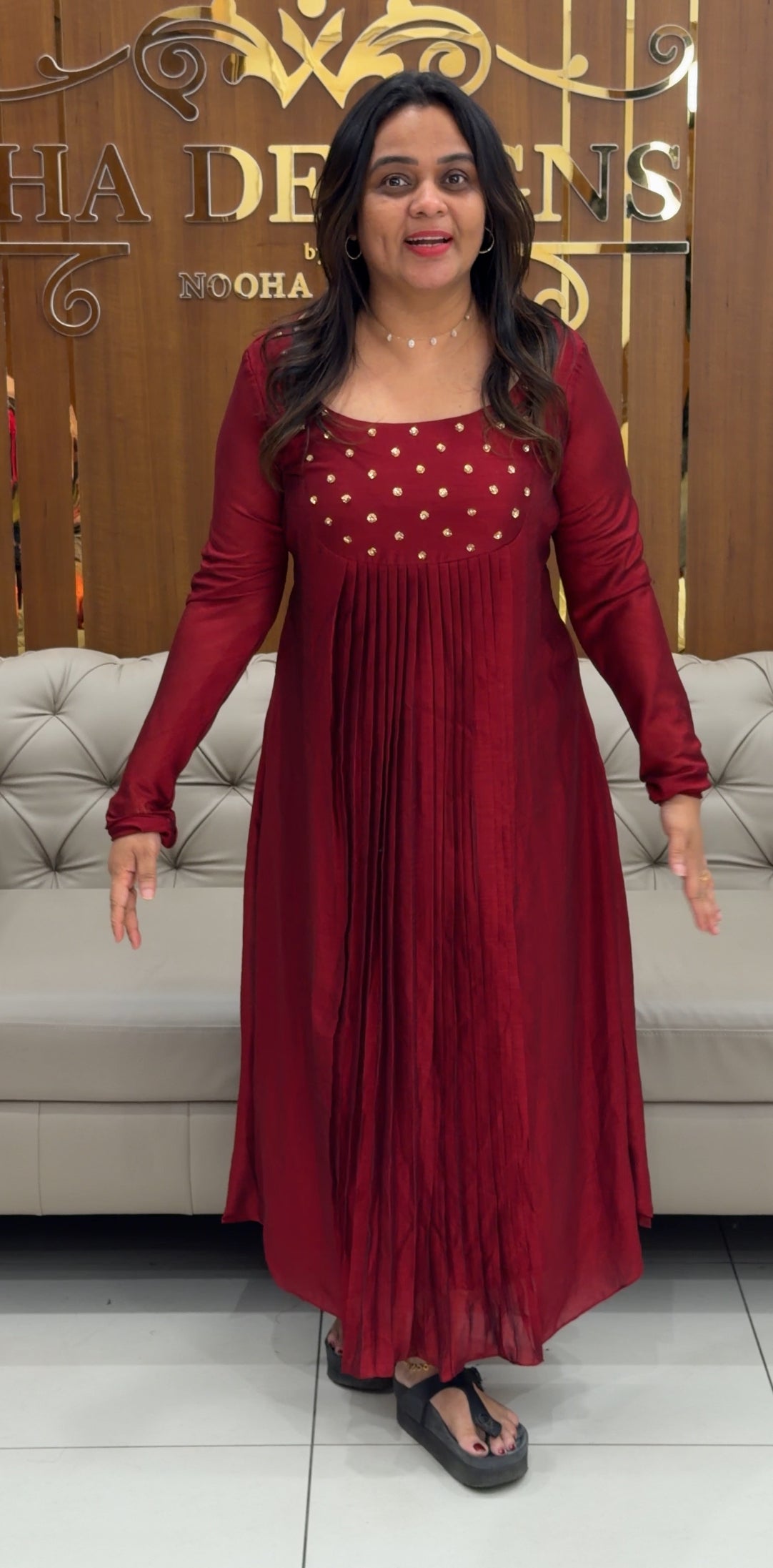 IHA'S IN-HOUSE HAND WORKED ALINE TOPS - IHA 28701