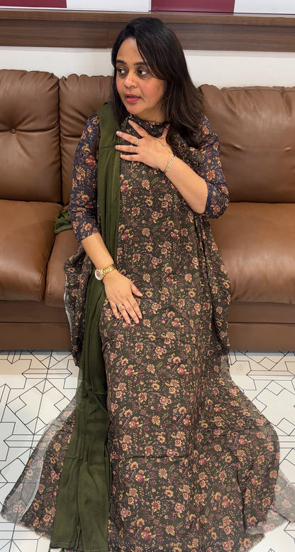 PRINTED UNSTITCHED UNSTITCHED SALWAR SUITS - IHA 26475