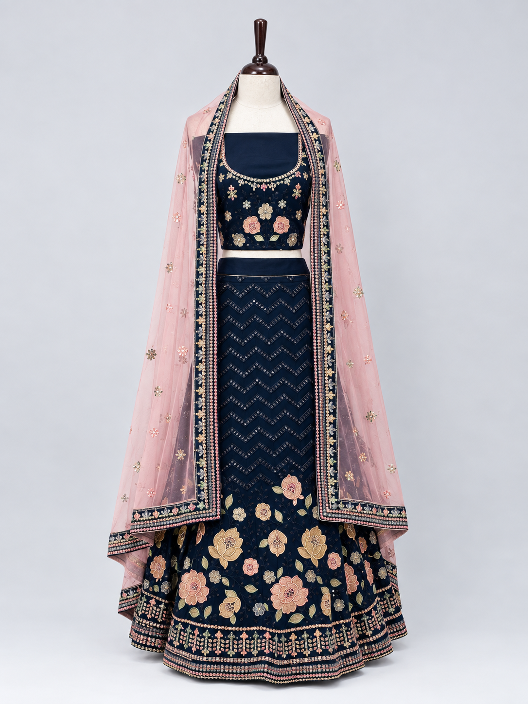 SEMI STITCHED LEHENGA COLLECTION - IHA 35417