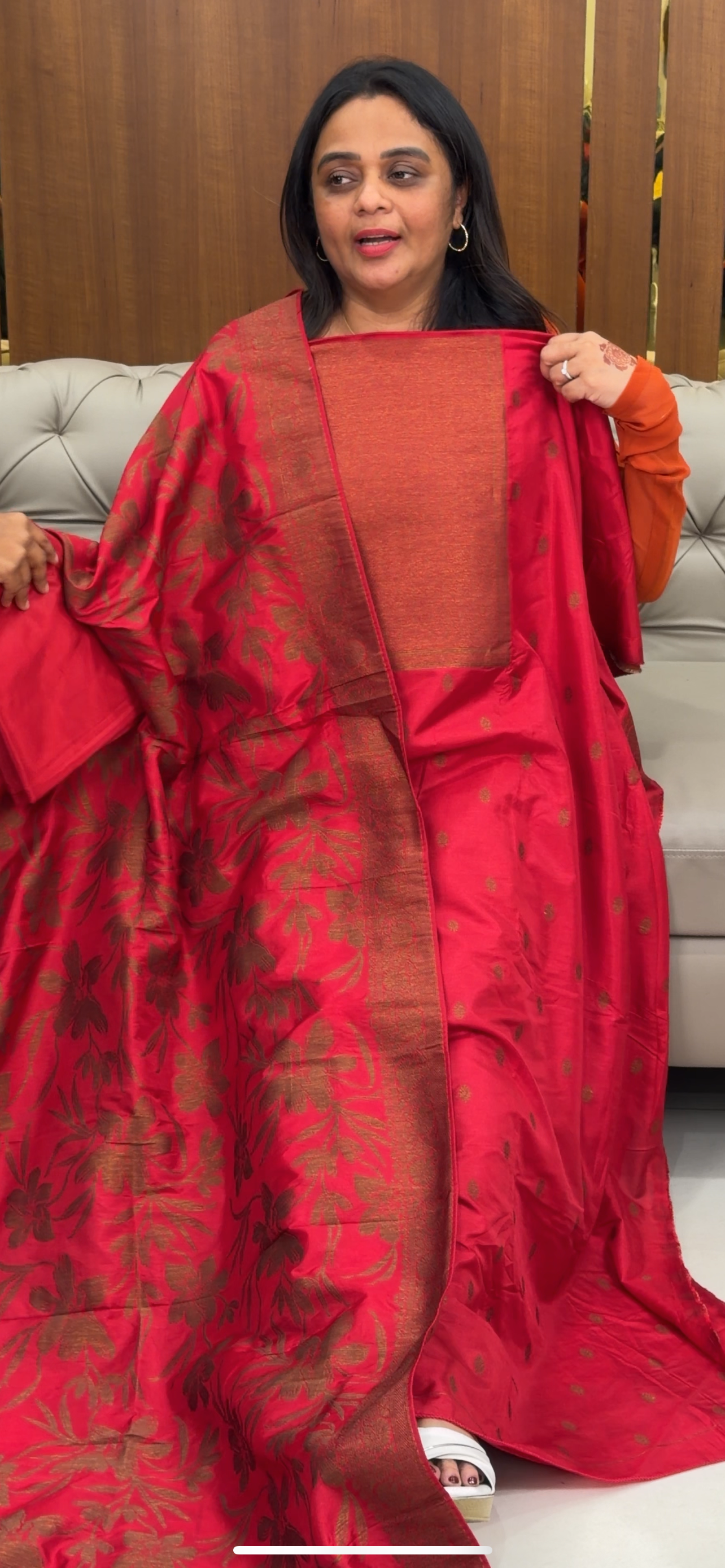 BANARASI UNSTITCHED SALWAR SUITS - IHA 30812