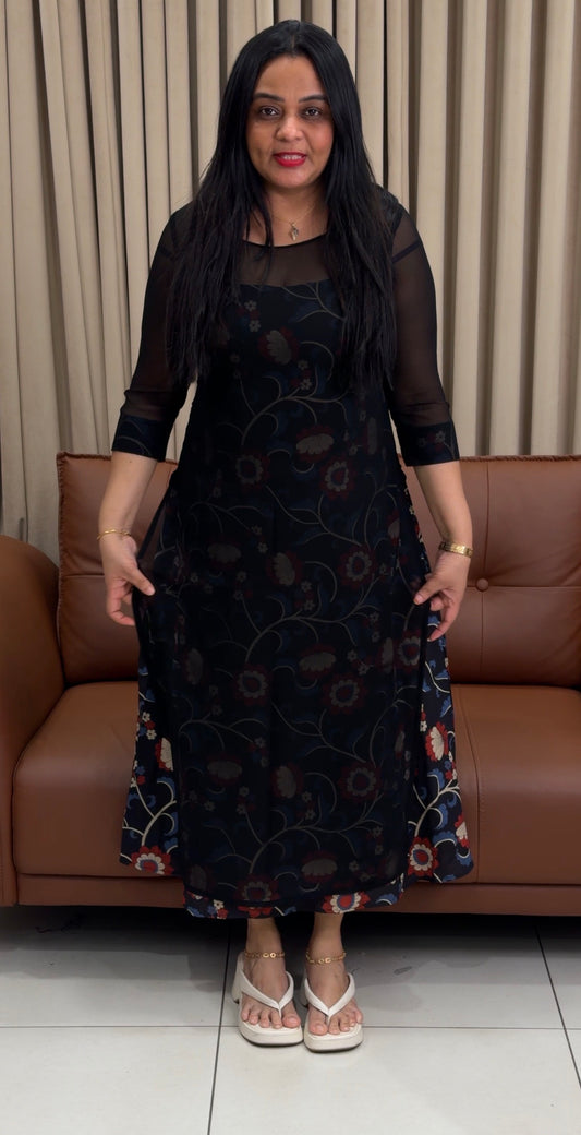 IHA'S IN-HOUSE PRINTED FROCKS - IHA 34749
