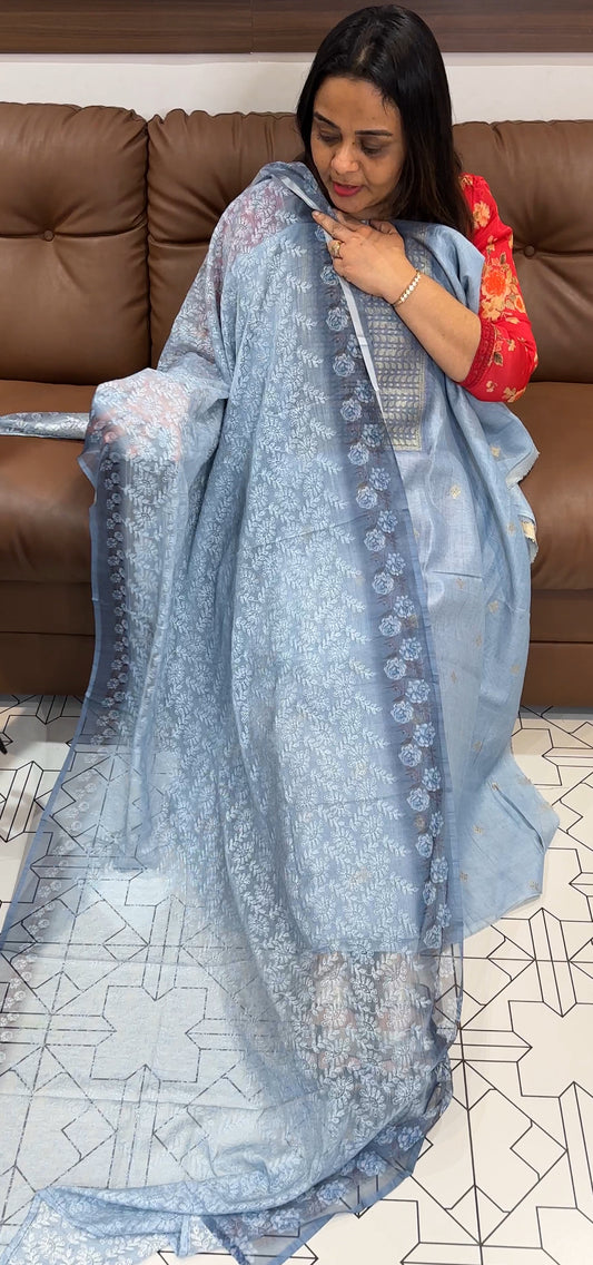 BANARASI UNSTITCHED SALWAR SUITS - IHA  23036