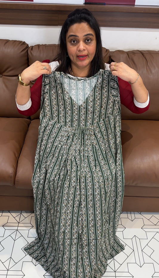 PRINTED RAYON ALINE TOPS - IHA 27856