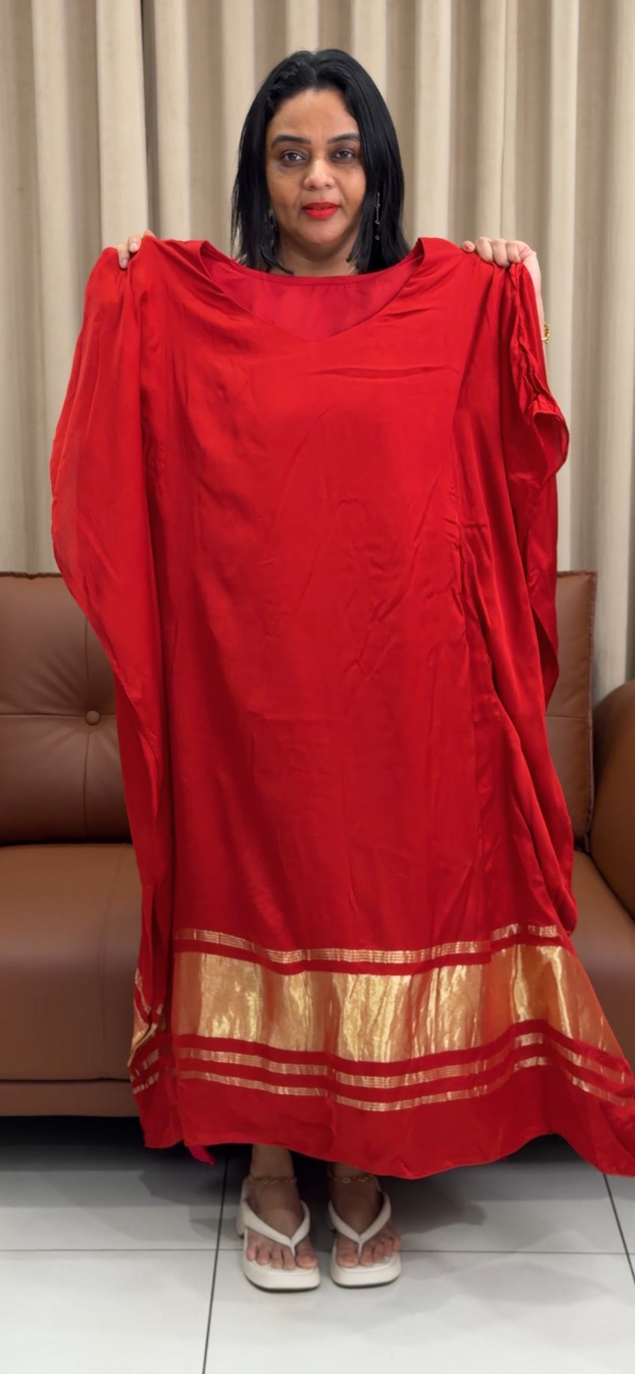 IHA'S IN-HOUSE MODAL KAFTAN TOPS - IHA 33530