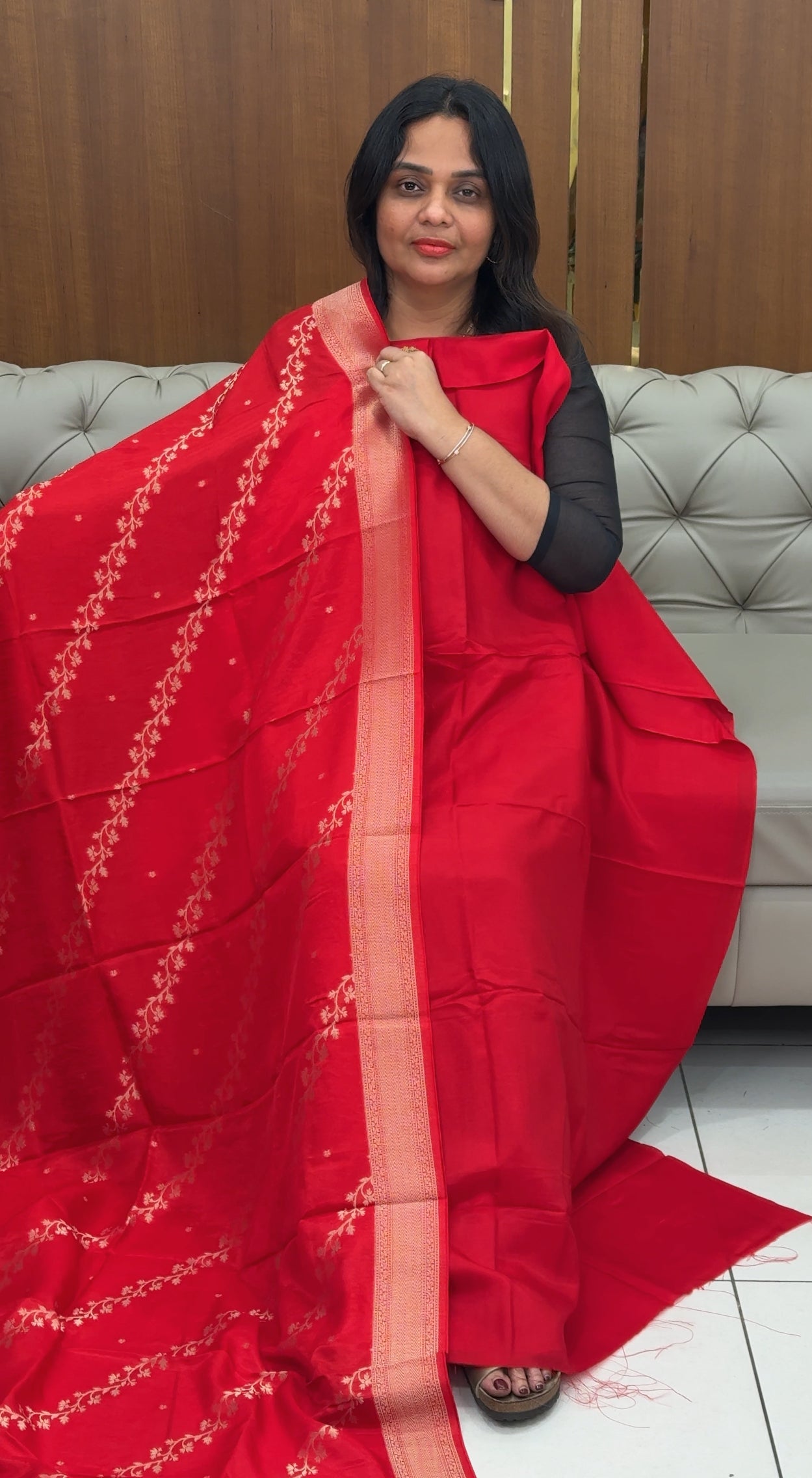 IHA'S IN-HOUSE SILK BANARASI UNSTITCHED SALWAR SUITS - IHA 30660