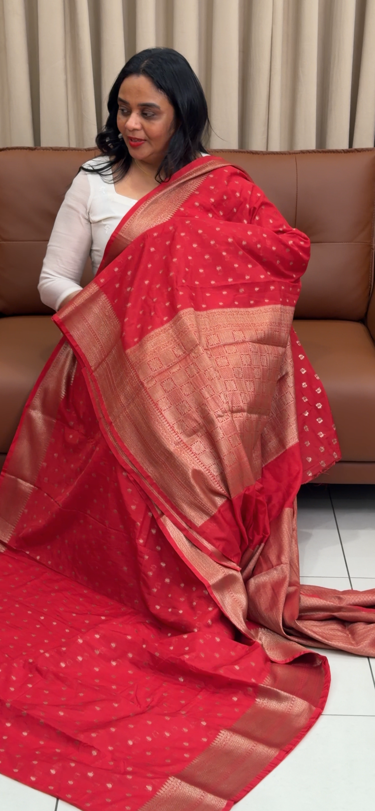 SOFT BANARASI SAREES - IHA 33348