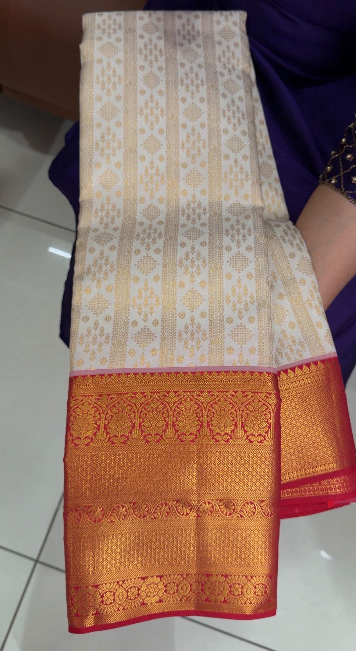 DESIGNER KANNCHIPURAM SILK SAREES - IHA 34454