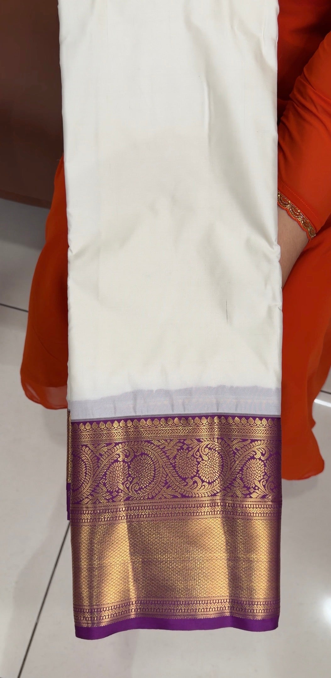 SEMI KANCHIPURAM SILK SAREES - IHA 34285