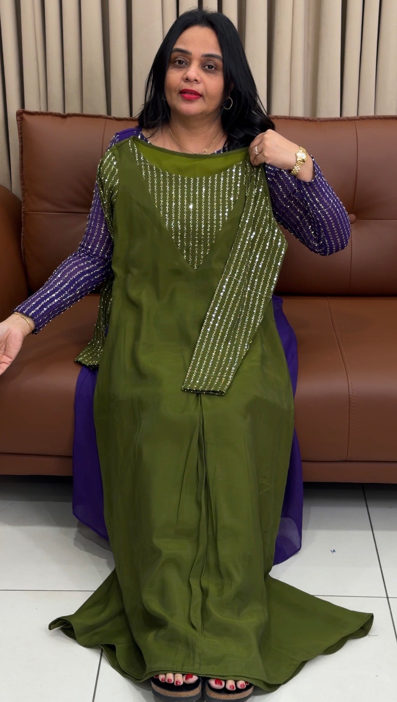 IHA'S IN-HOUSE HANDWORKED ALINE TOPS - IHA 34397