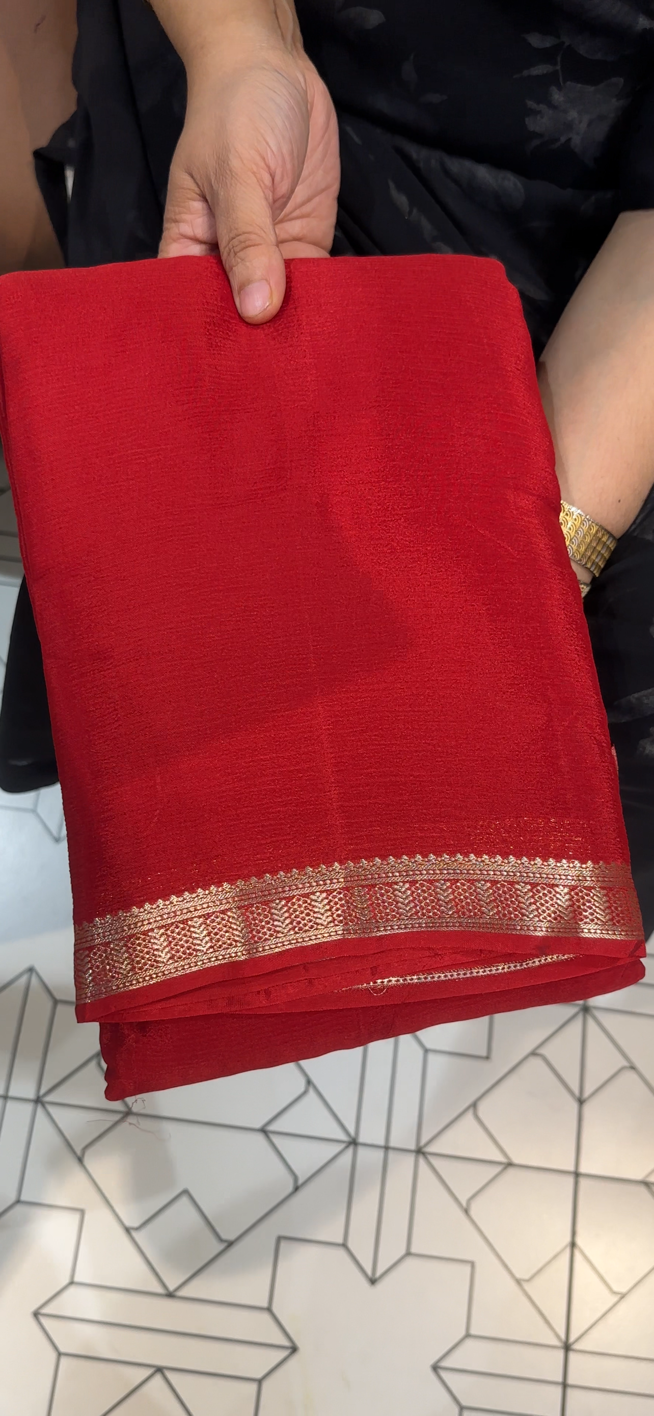 PLATINUM CHIFFON SAREES - IHA 35065