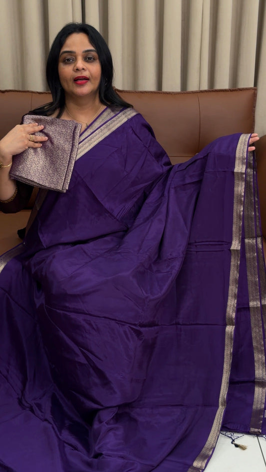 VISCOSE CRAPE SAREES - IHA 34032