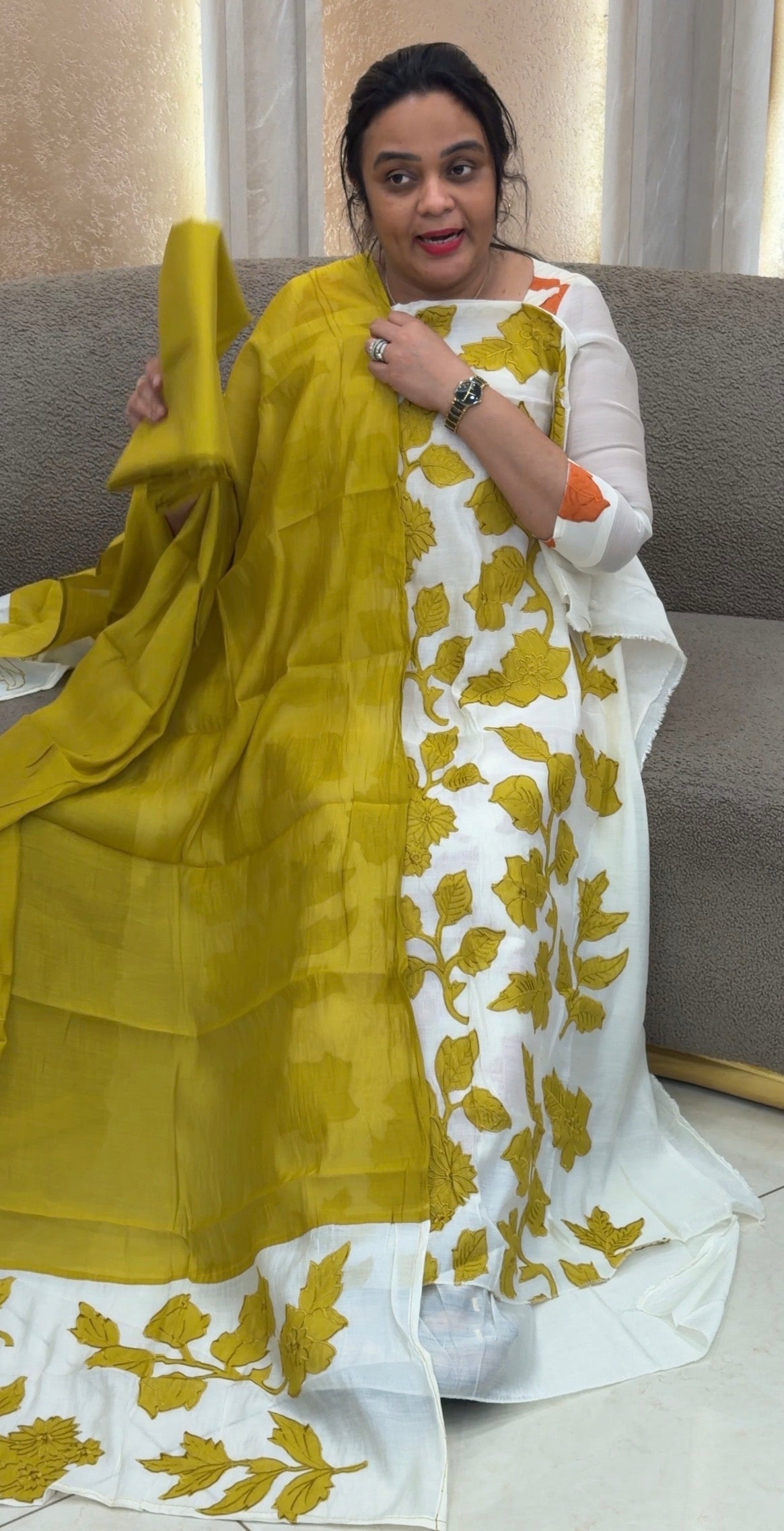 SEMI PARTY WAER UNSTITCHED SALWAR SUITS - IHA 35007
