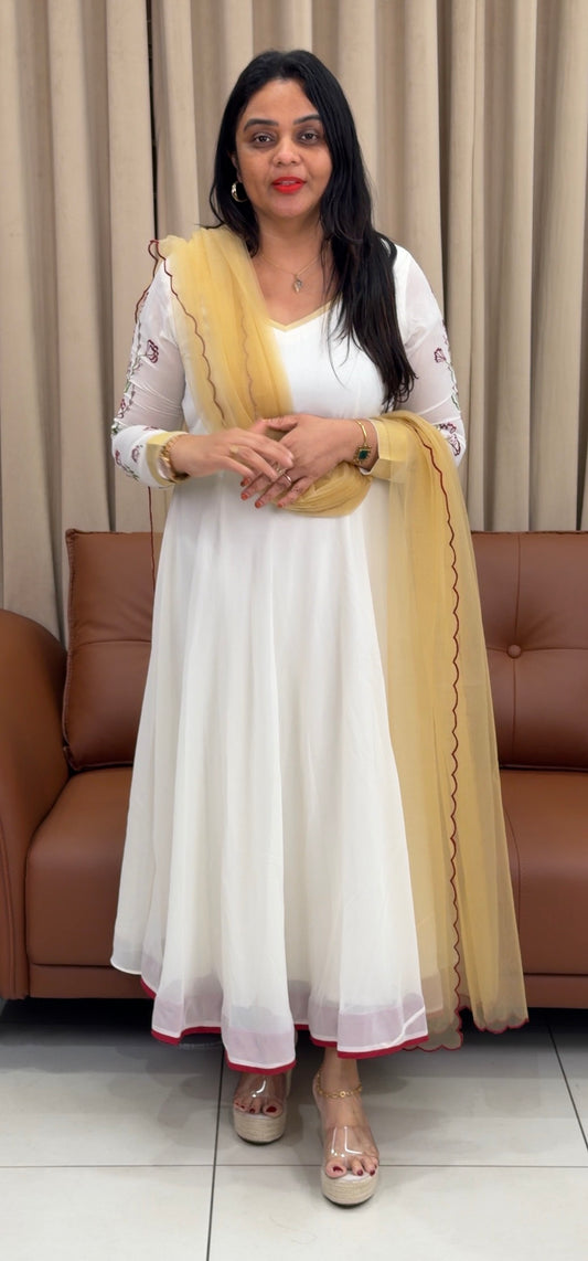 IHA'S IN-HOUSE ANARKALI TOP AND DUPATTA - IHA 33422