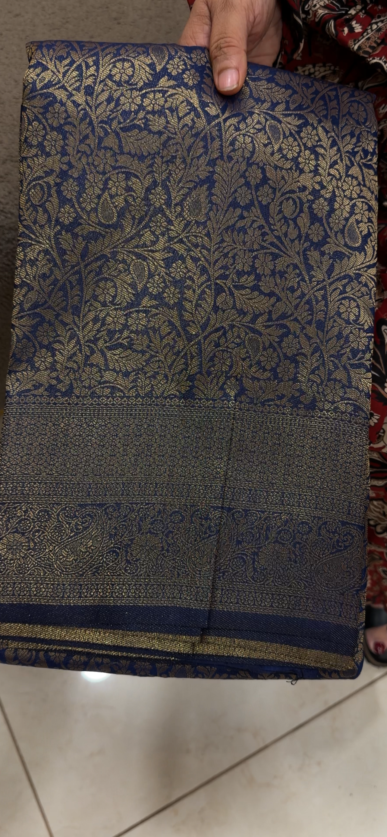 SEMI BANARASI SAREES - IHA 34110