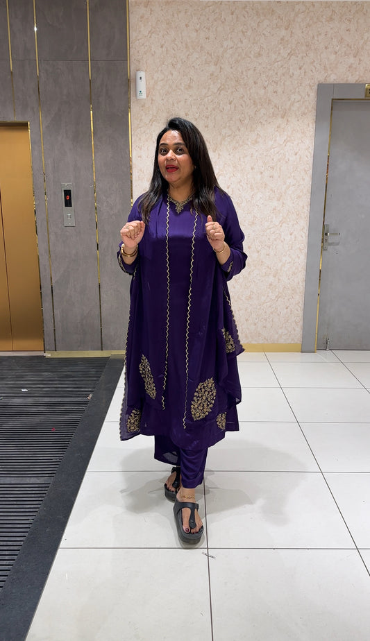 READY TO WEAR TOP, BOTTOM AND DUPATTA - IHA 26031