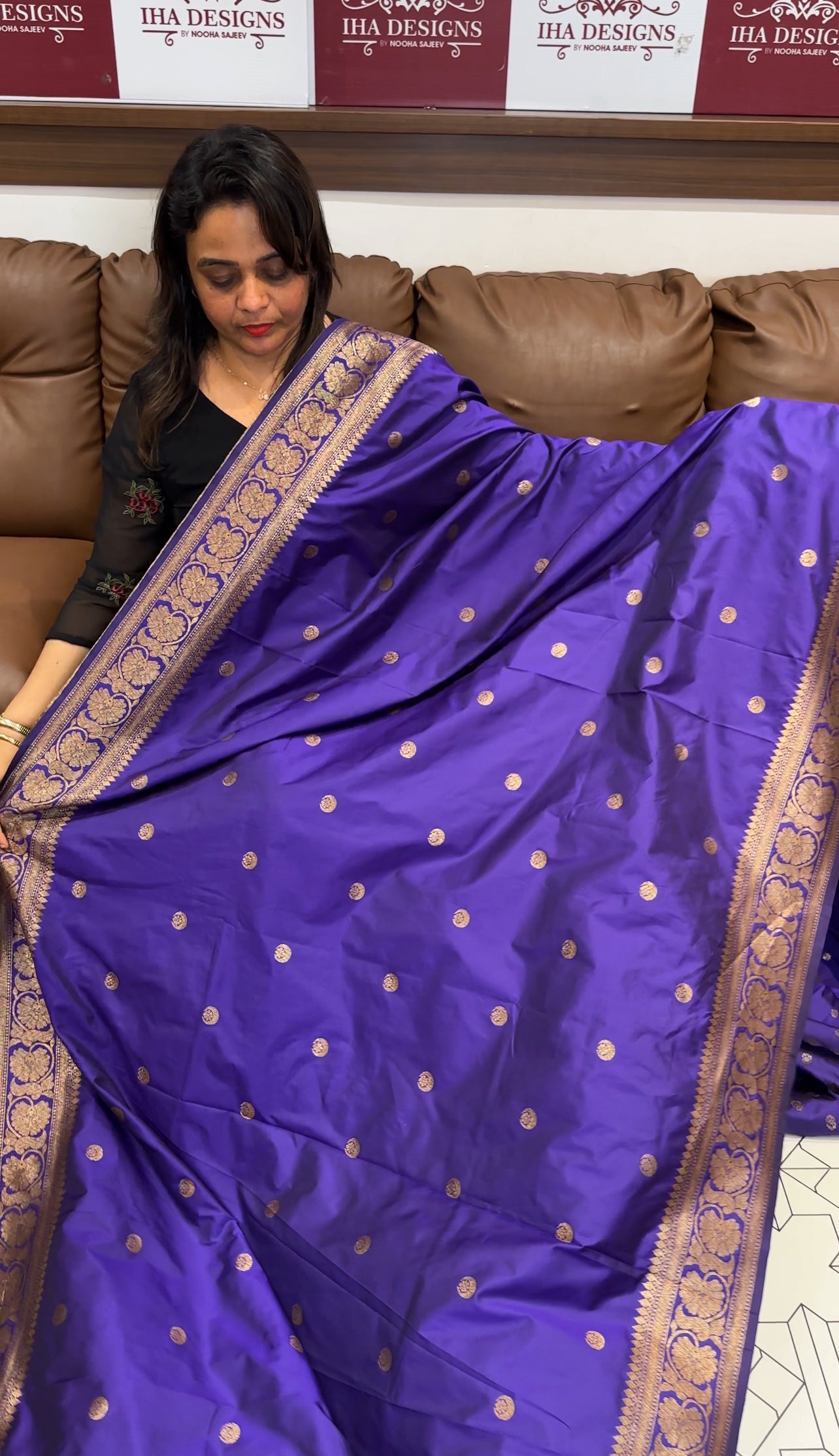 SEMI KATAN SAREES - IHA 25148