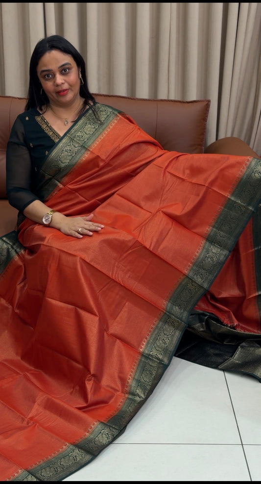 SEMI BANARASI SAREES - IHA 33601