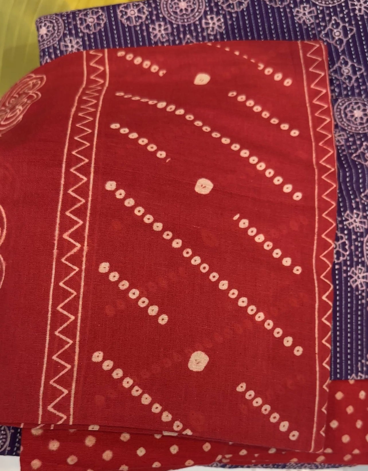 COTTON UNSTITCHED SALWAR SUITS - IHA 24173