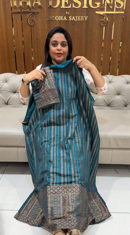 BANARASI UNSTITCHED SALWAR SUITS - IHA 28816