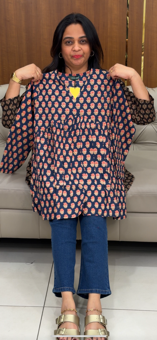 PRINTED SHORT TOPS - IHA 33249