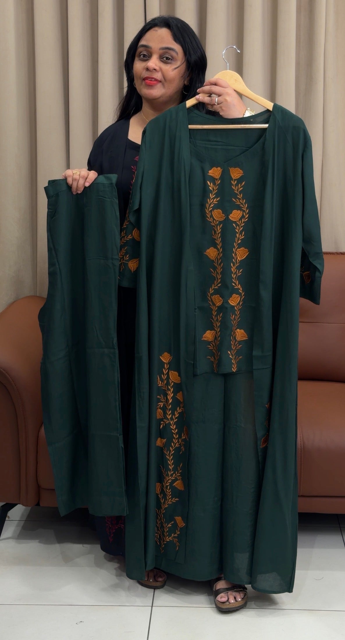 IHA'S IN-HOUSE RAYON TOP,BOTTOM AND JACKETS - IHA 35867