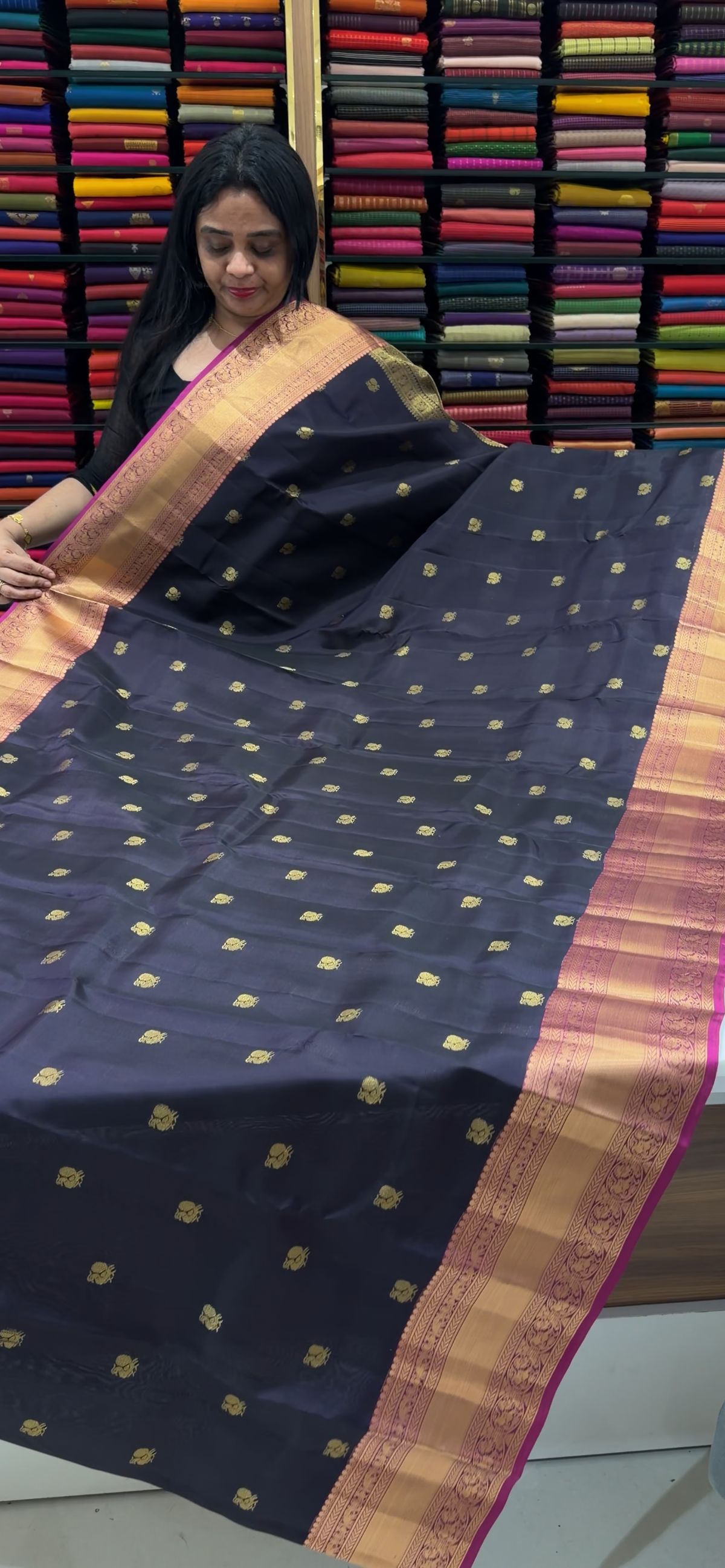 DESIGNER KANCHIPURAM SAREES - IHA 35733