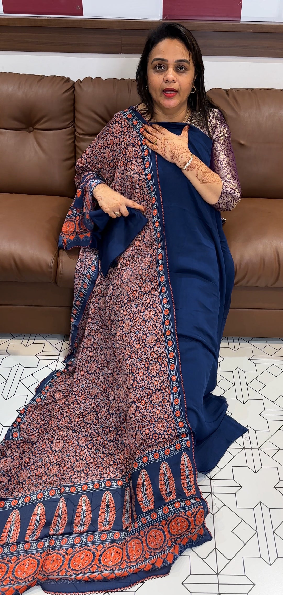 PLATINUM CHIFFON UNSTITCHED SALWAR SUITS - IHA 23788