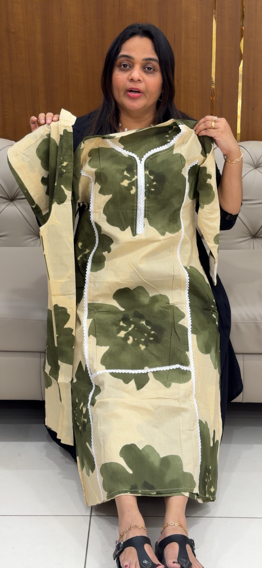 PRINTED COTTON TOP AND BOTTOM - IHA 28908