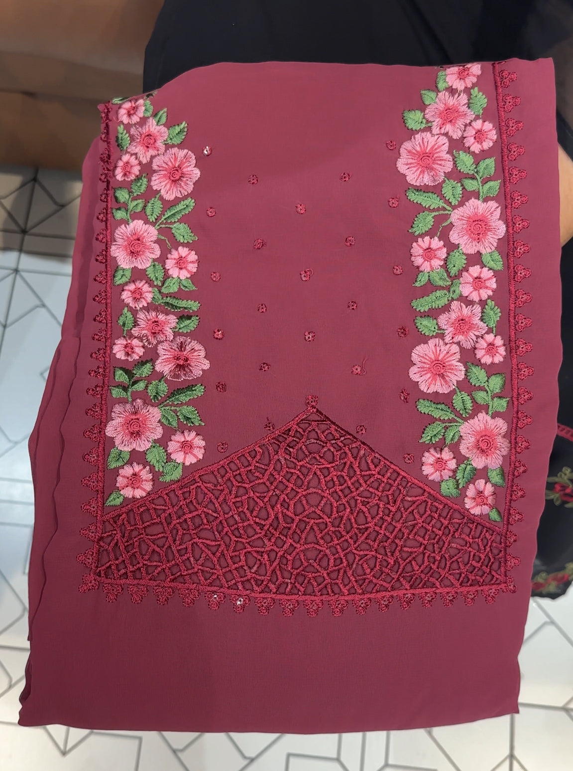 DESIGNER UNSTITCHED SALWAR SUITS - IHA 25147