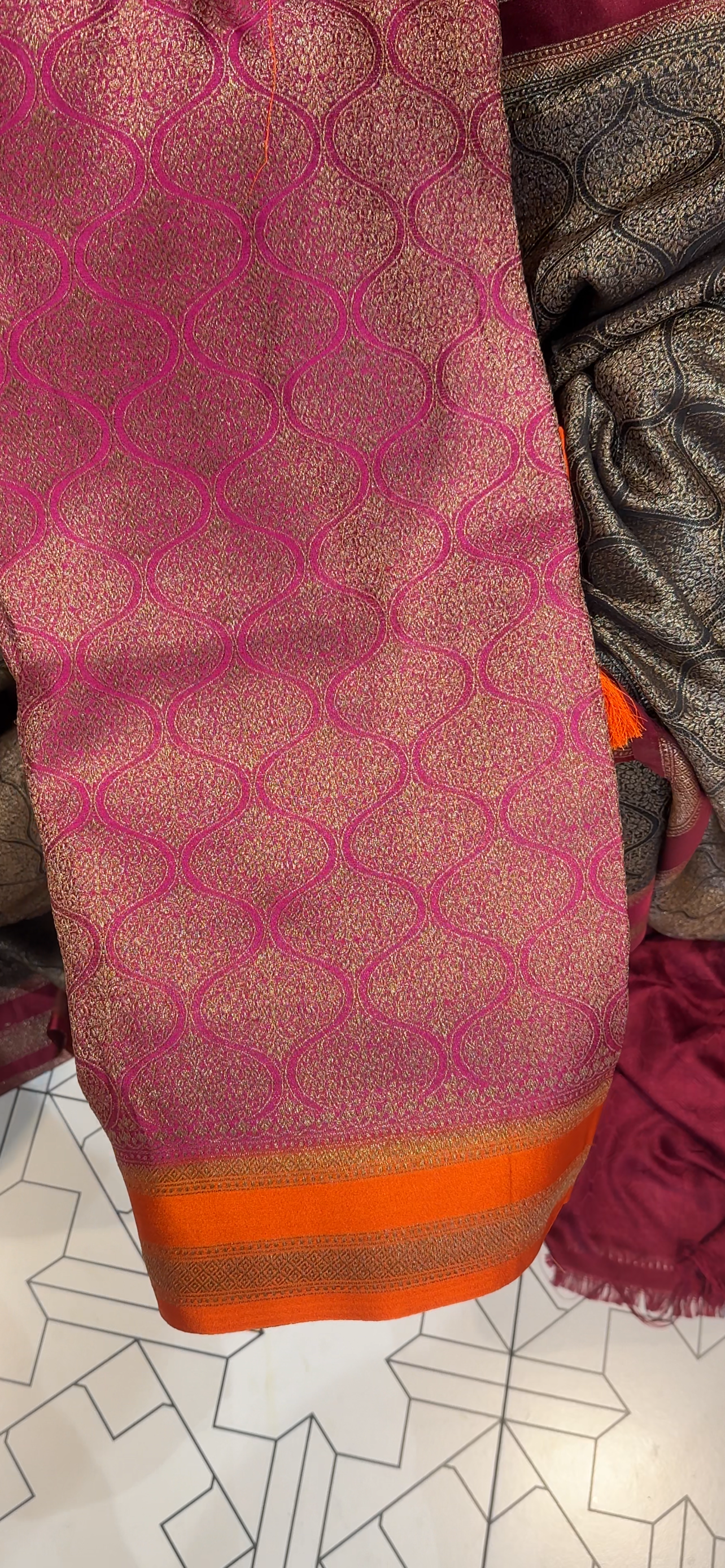 KATAN BANARASI SAREES - IHA 35062