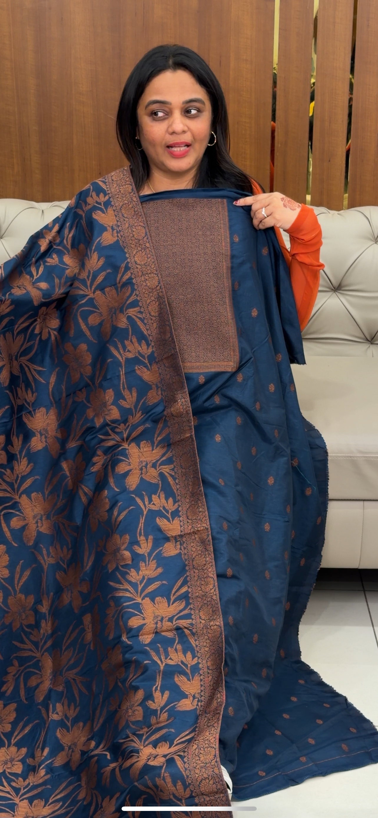 BANARASI UNSTITCHED SALWAR SUITS - IHA 30812