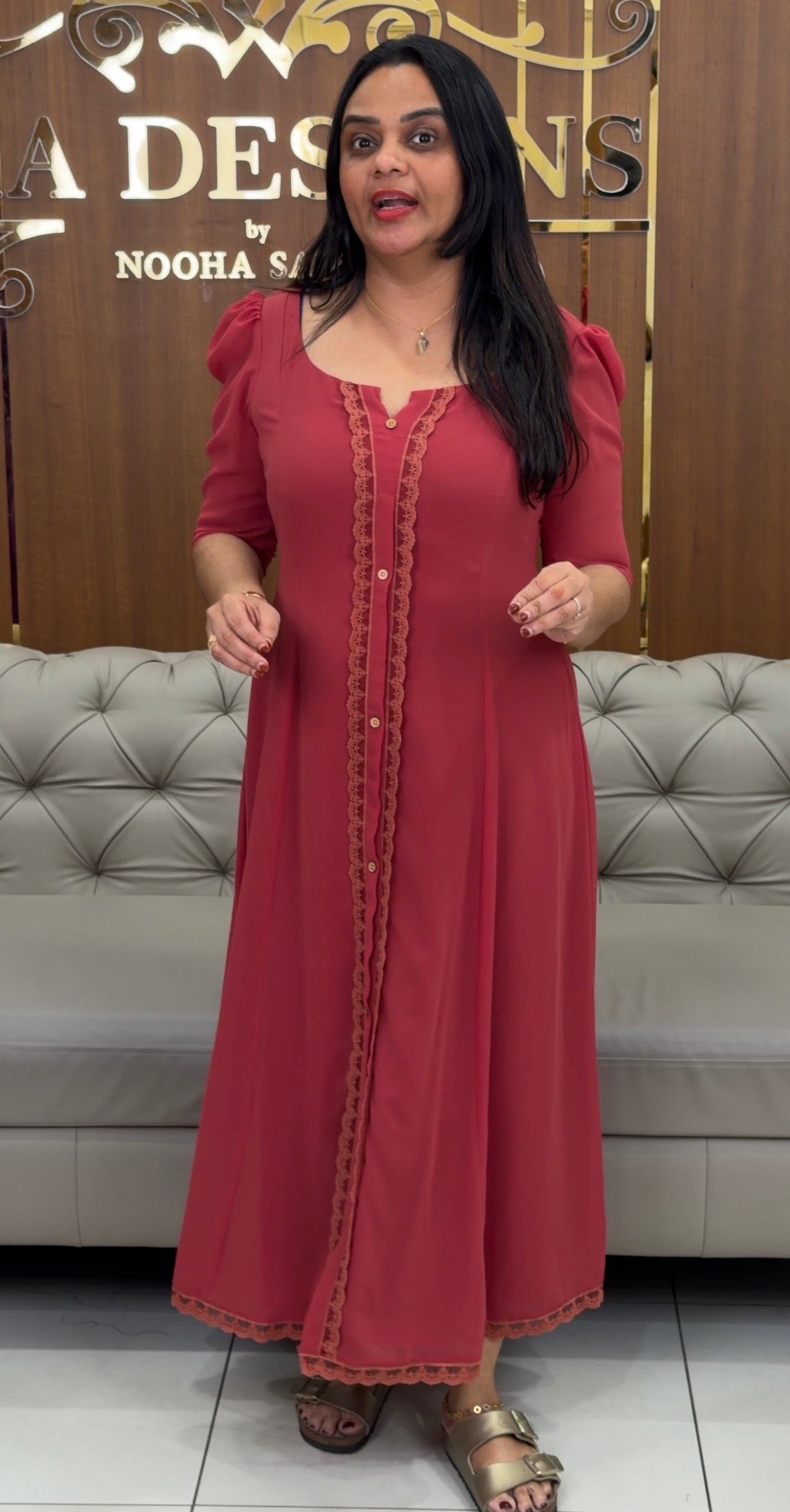 IHA'S 1N-HOUSE GEORGETTE FROCKS - IHA 33734