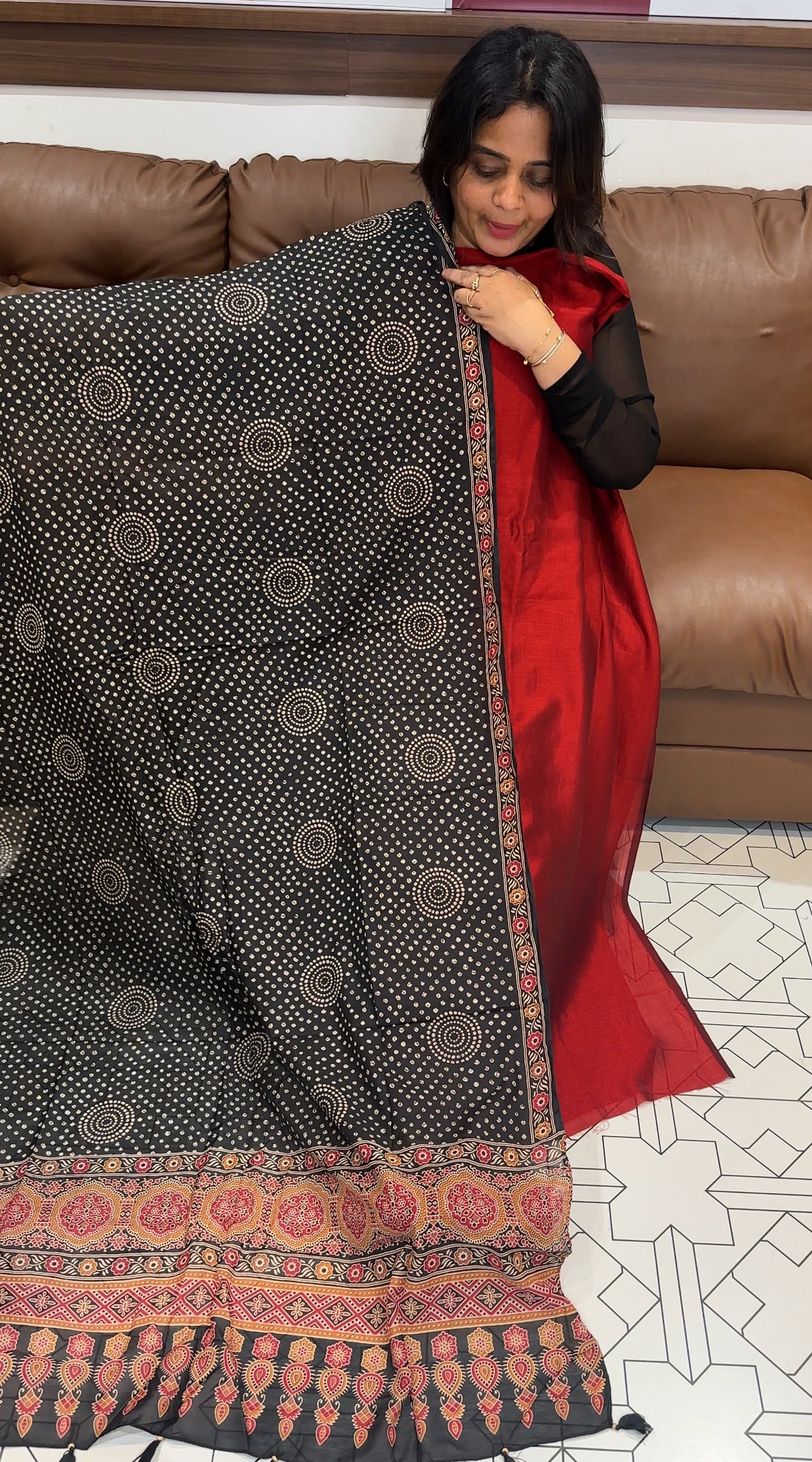 SEMI RAW SILK UNSTITCHED SALWAR SUITS -  IHA 26232