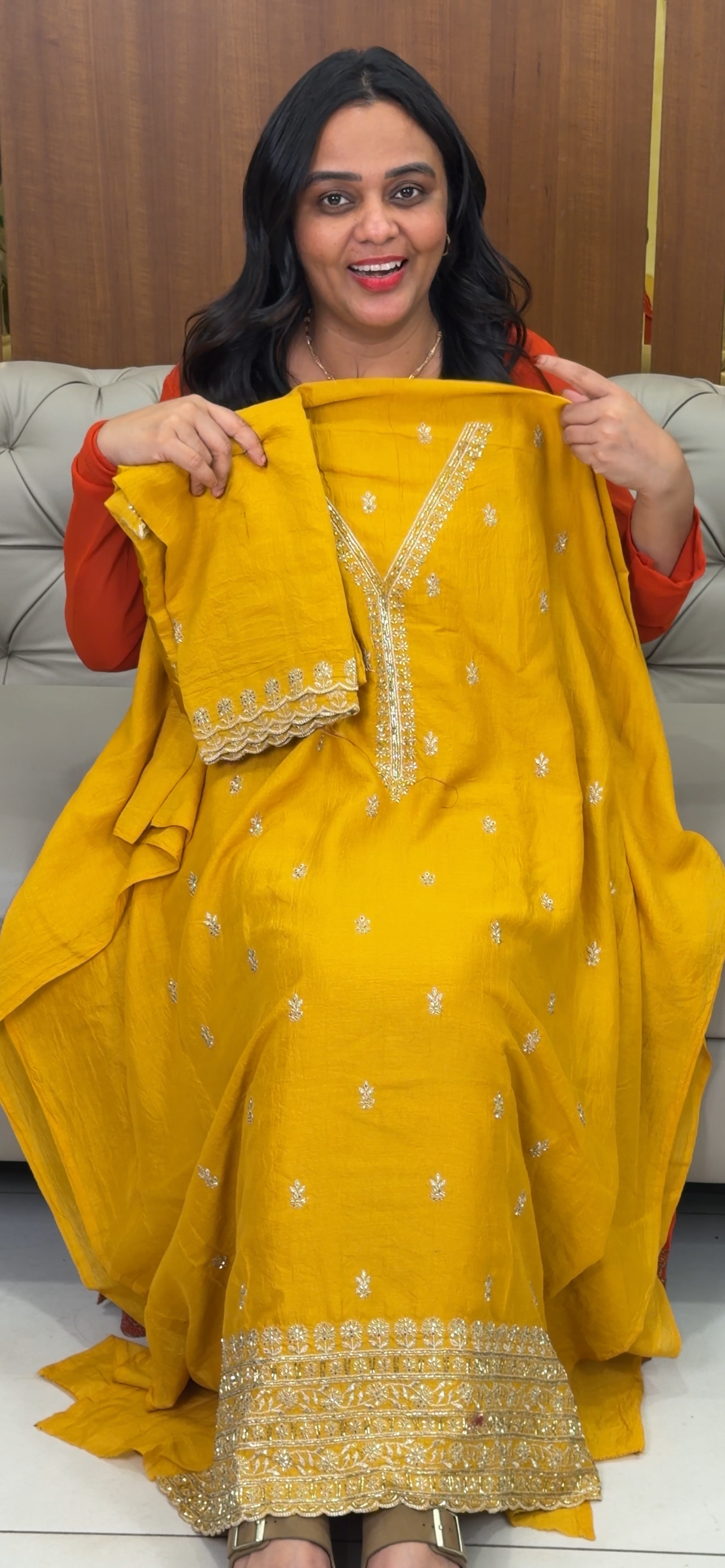 UNSTITCHED SALWAR SUITS - IHA 32965