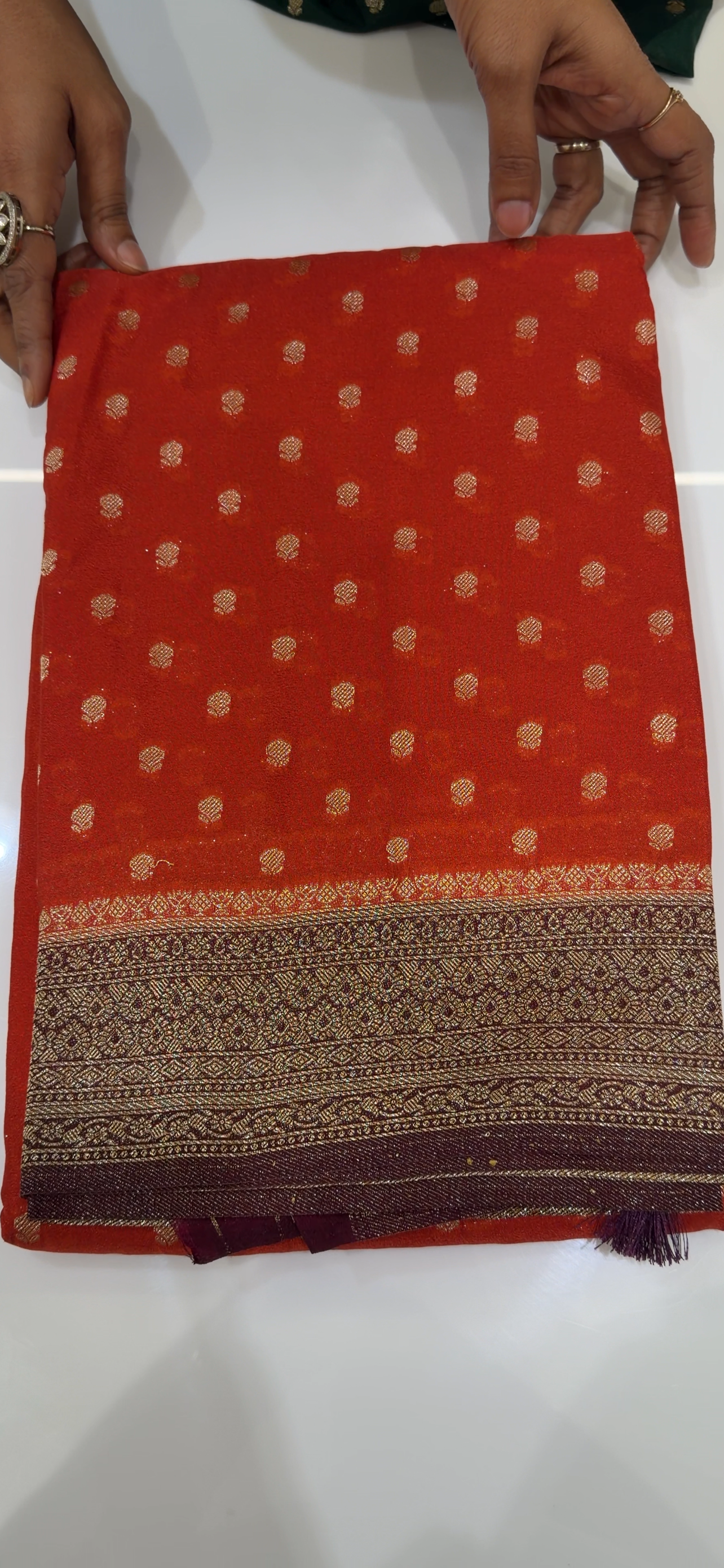 SEMI BANARASI  SAREES - IHA 35153