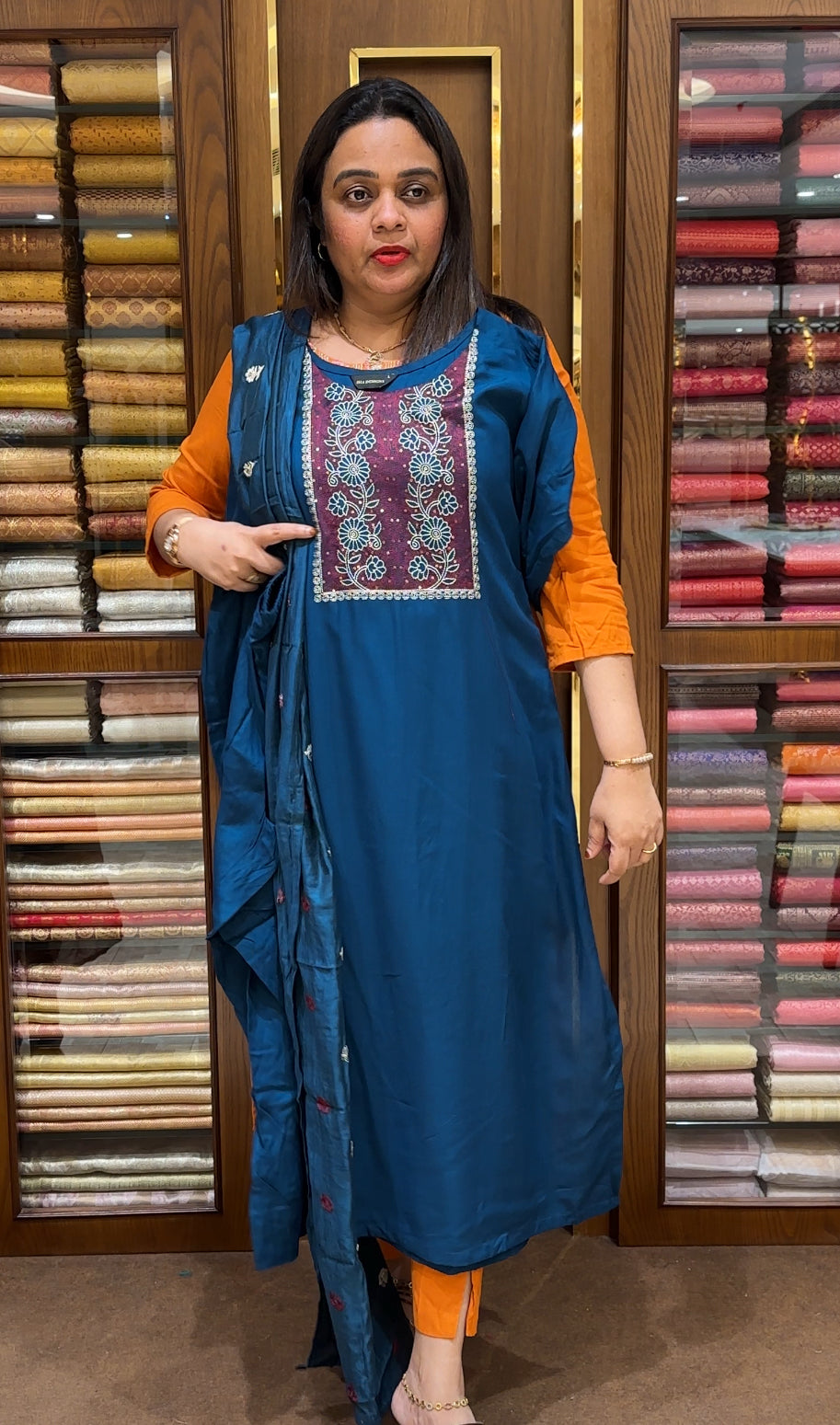 READY TO WEAR TOP, BOTTOM AND DUPATTA - IHA 24046