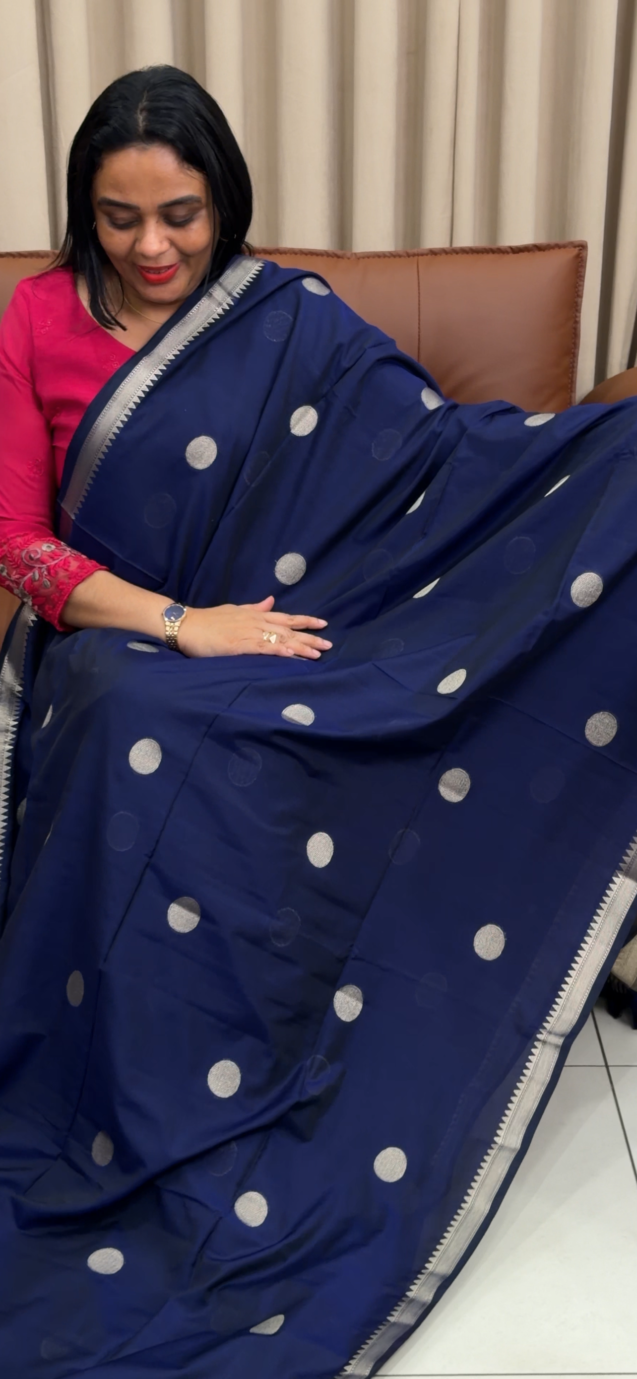 SILK COTTON SAREES - IHA 33534