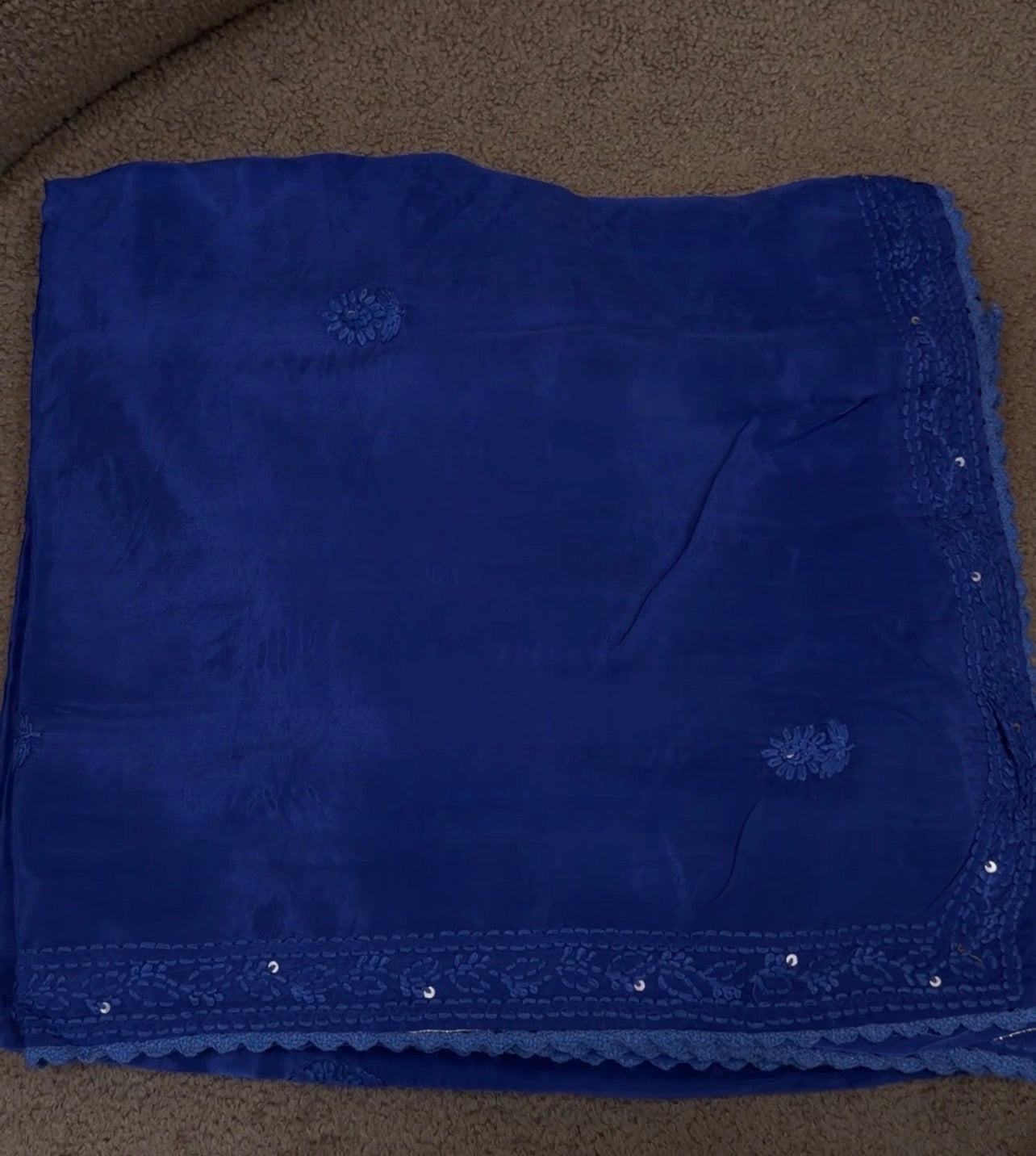 LUCKNOWI CHIKANKARI SAREES - IHA 33000