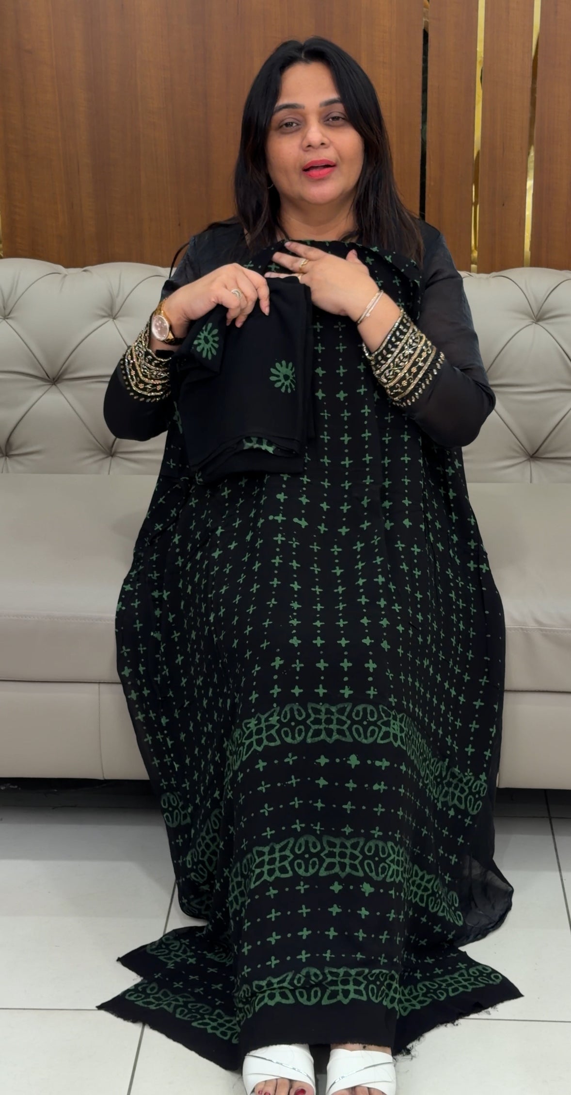 BATIK PRINTED UNSTITCHED SALWAR SUITS - IHA 29073