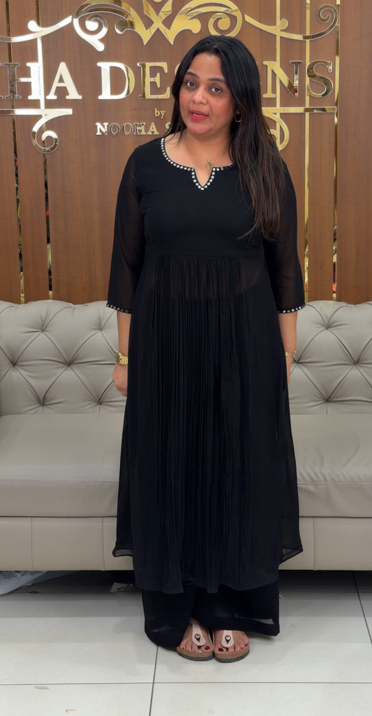 IHA'S IN-HOUSE GEORGETTE CO-ORDS SETS - IHA 29256