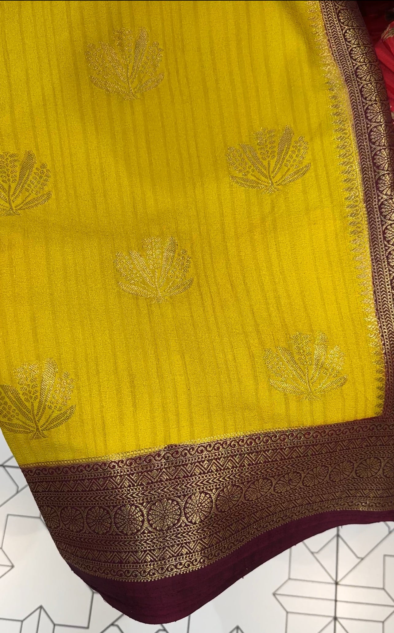 SEMI BANARASI SAREES - IHA 19682