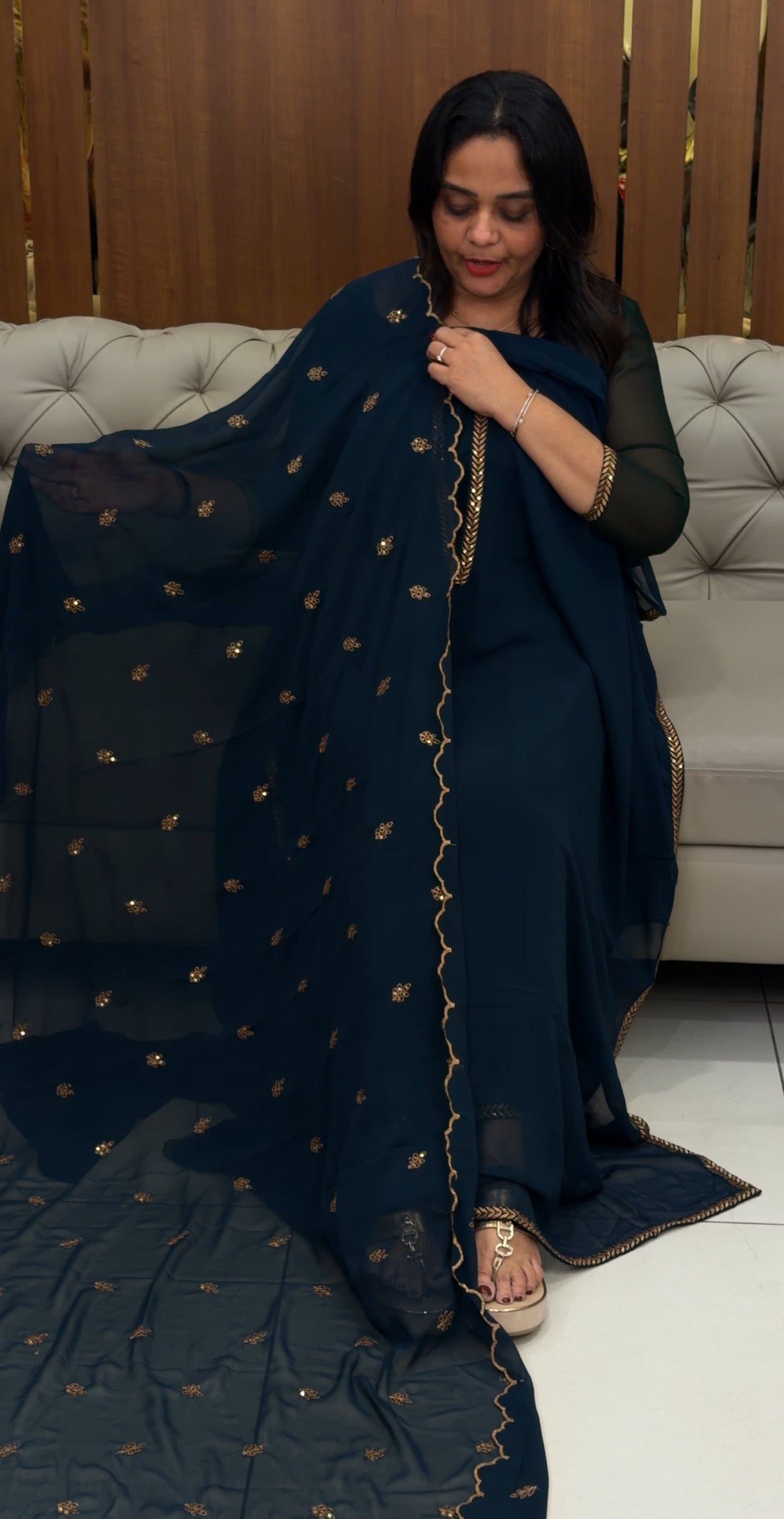 FORWARD UNSTITCHED SALWAR SUITS - IHA 30585