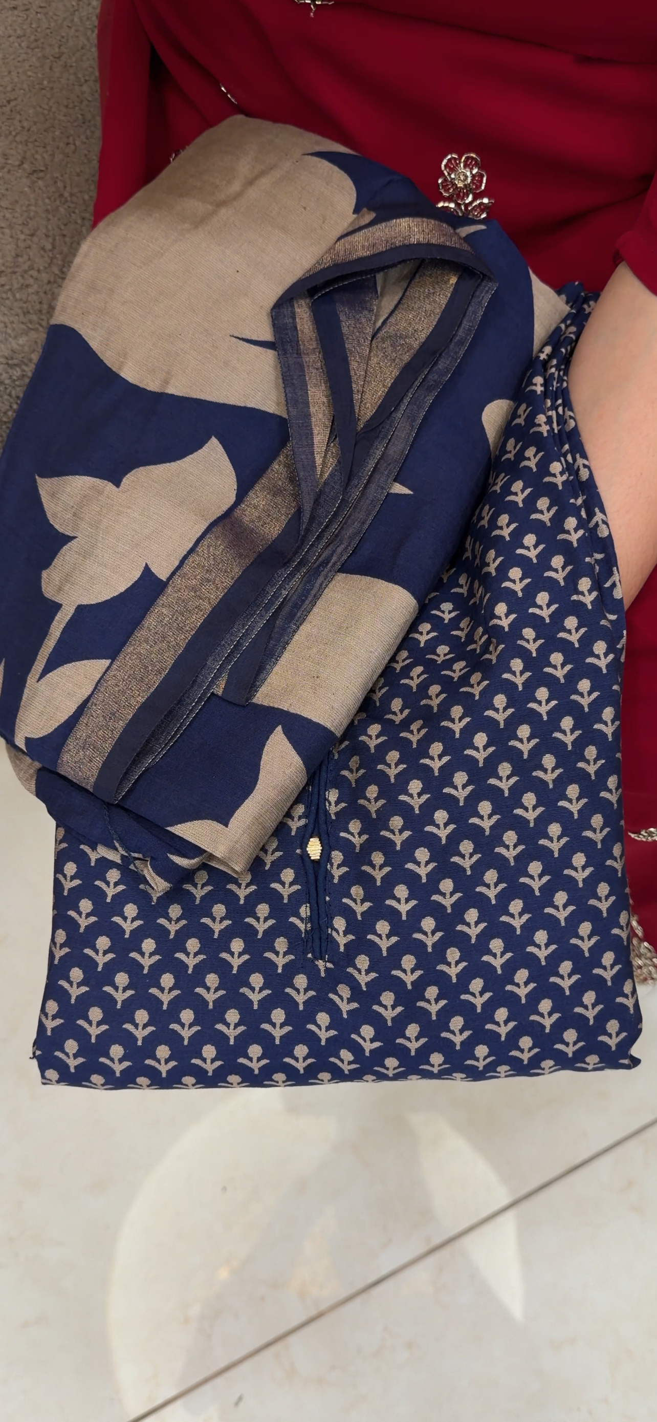 MAHESHWARI UNSTITCHED SALWAR SUITS - IHA 32927