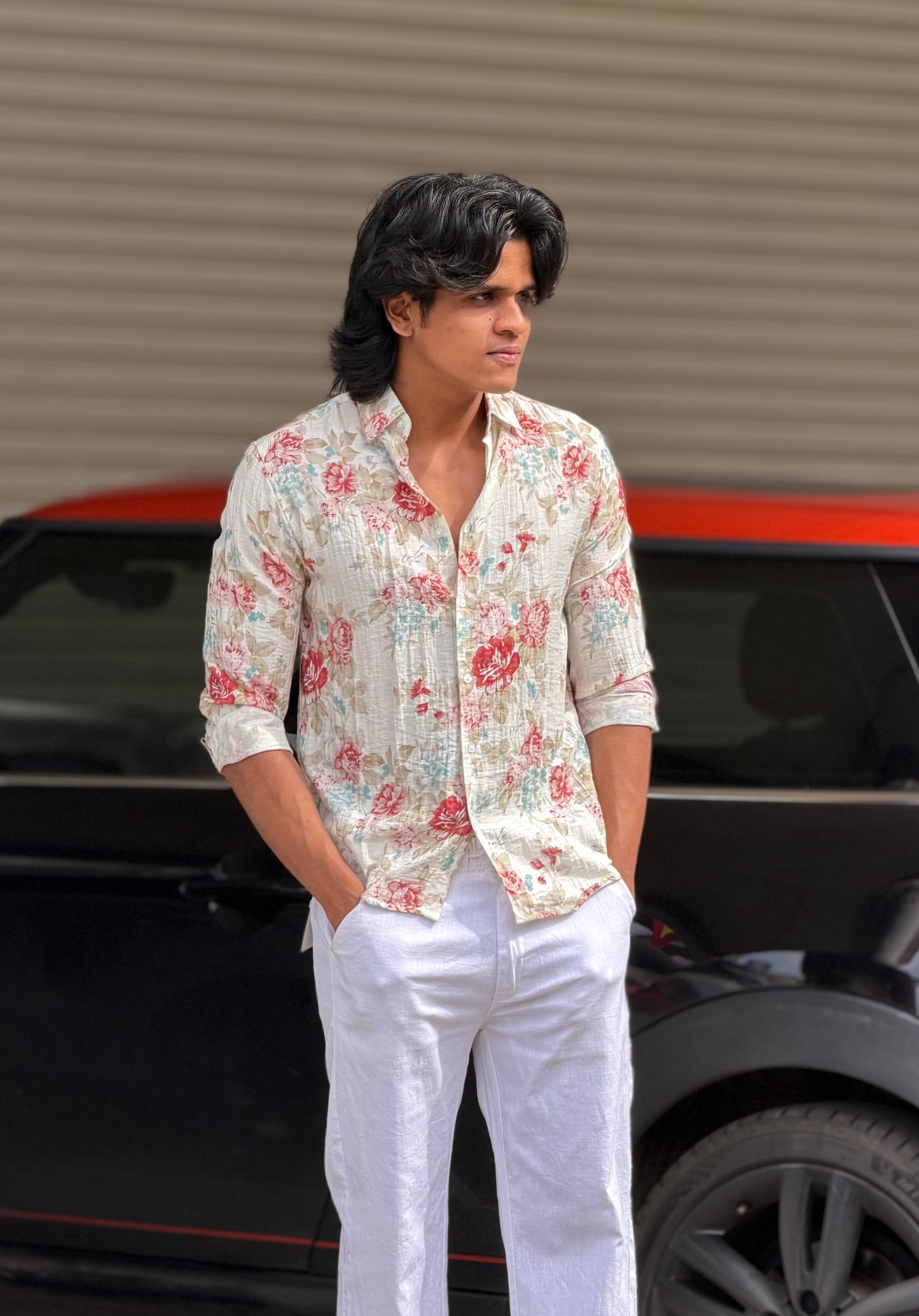 MEN'S PRINTED SHIRT - IHA 33904