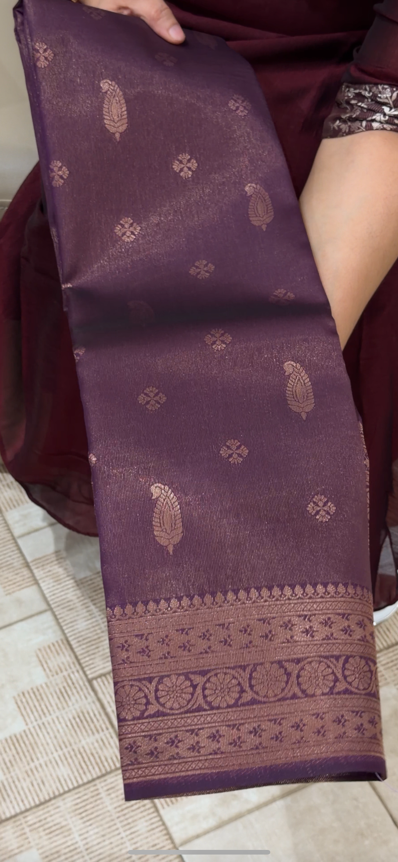 SEMI BROCADE SAREES - IHA 29088